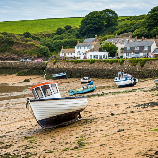 Cornish fishing harbour