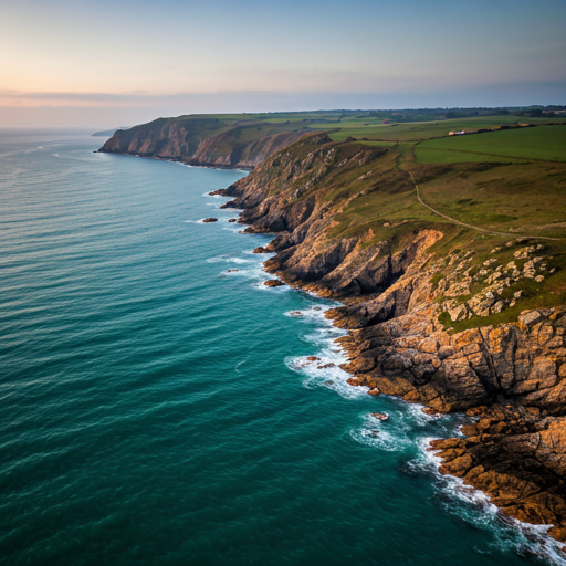Dramatic Cornish coastline